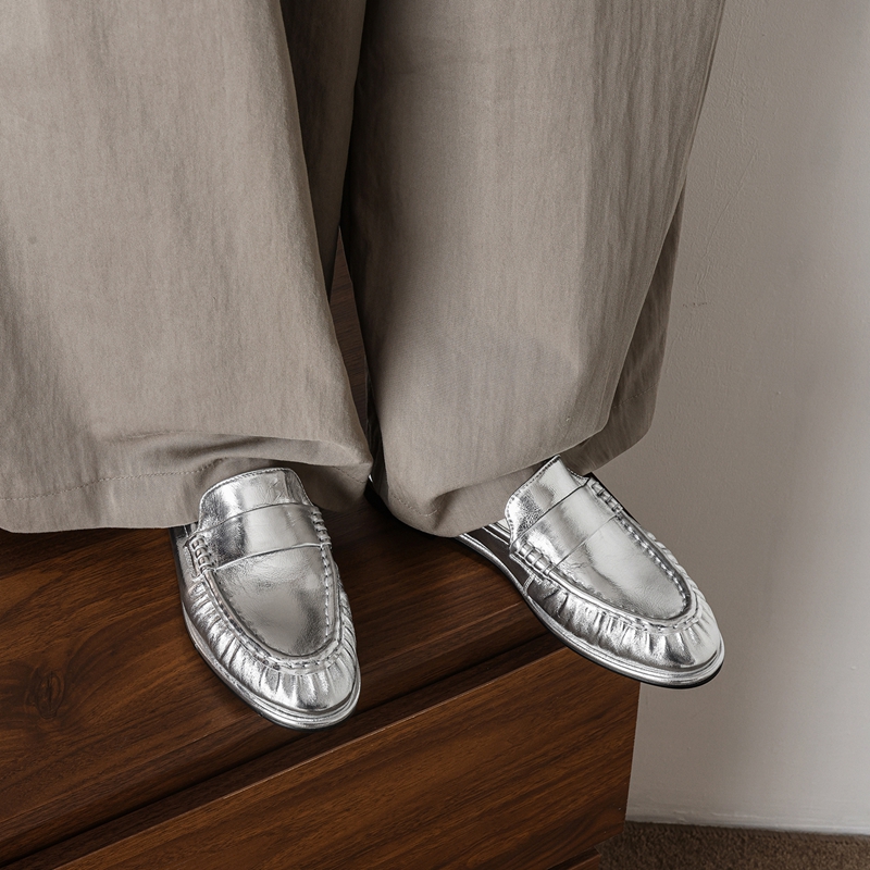 Women'S Shoes Popular - Mocasines de Mujer de Cuero Genuino