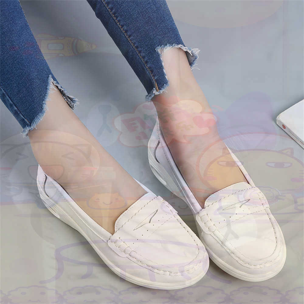 Women Shoes Brown Colour - Zapatos suaves sin cordones para mujer,