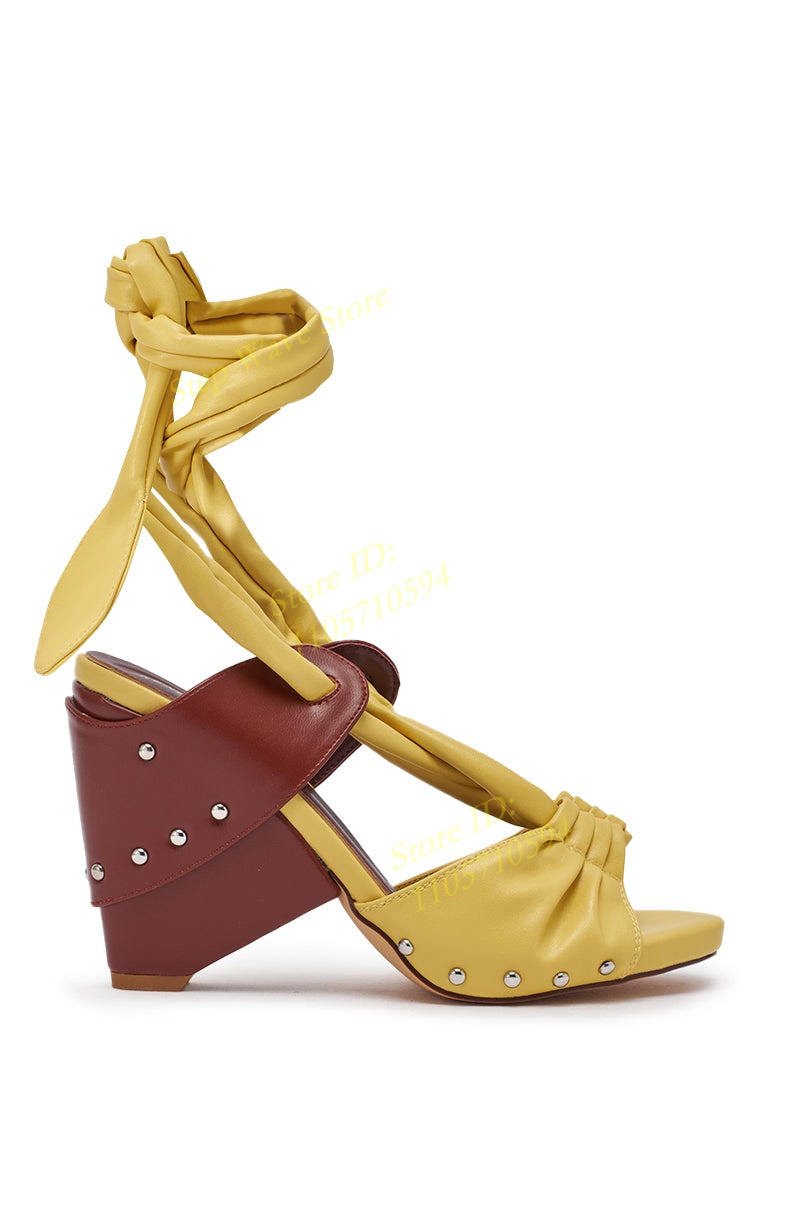 Sandalias de tacón de aguja co - Women'S Shoes Yellow reseña y precio