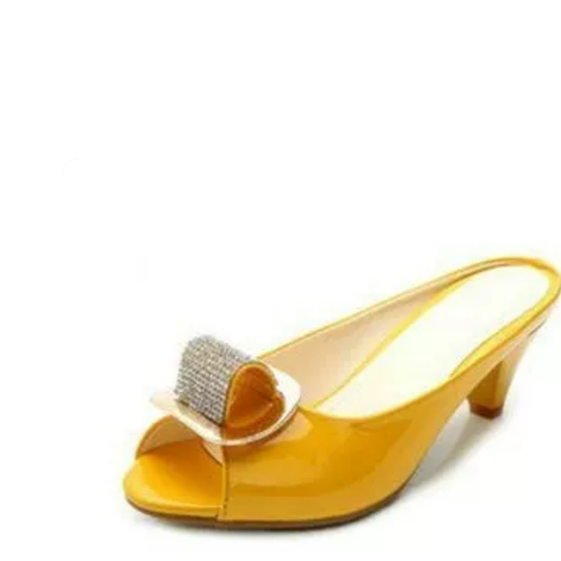 Zapatos de Mujer Tipo Mules de - Women'S Shoes Yellow reseña y precio