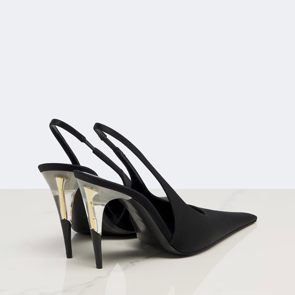 Zapatos de tacón de aguja con  - Clear Strap Heel reseña y precio