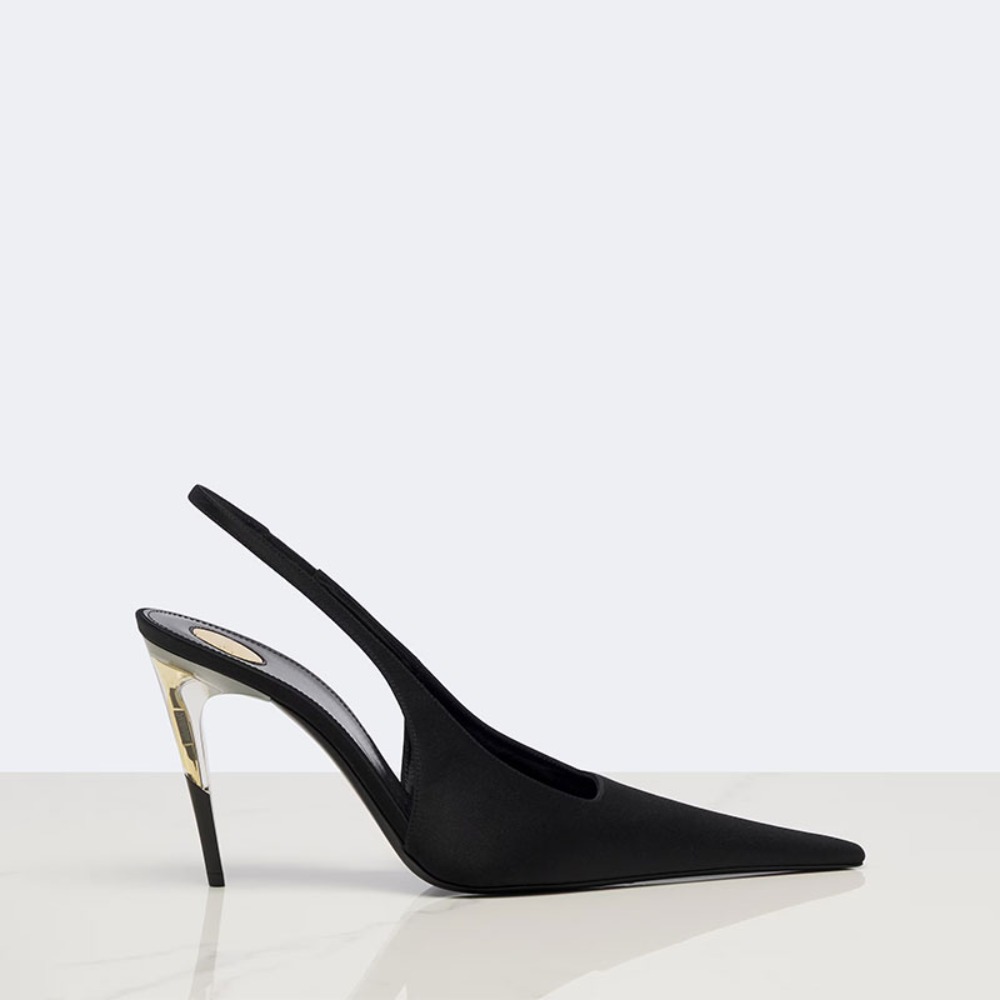 Zapatos de tacón de aguja con  - Clear Strap Heel reseña y precio