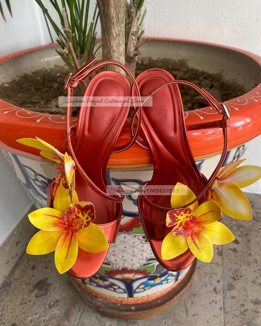 Sandalias de tacón alto con de - Women'S Shoes Yellow reseña y precio