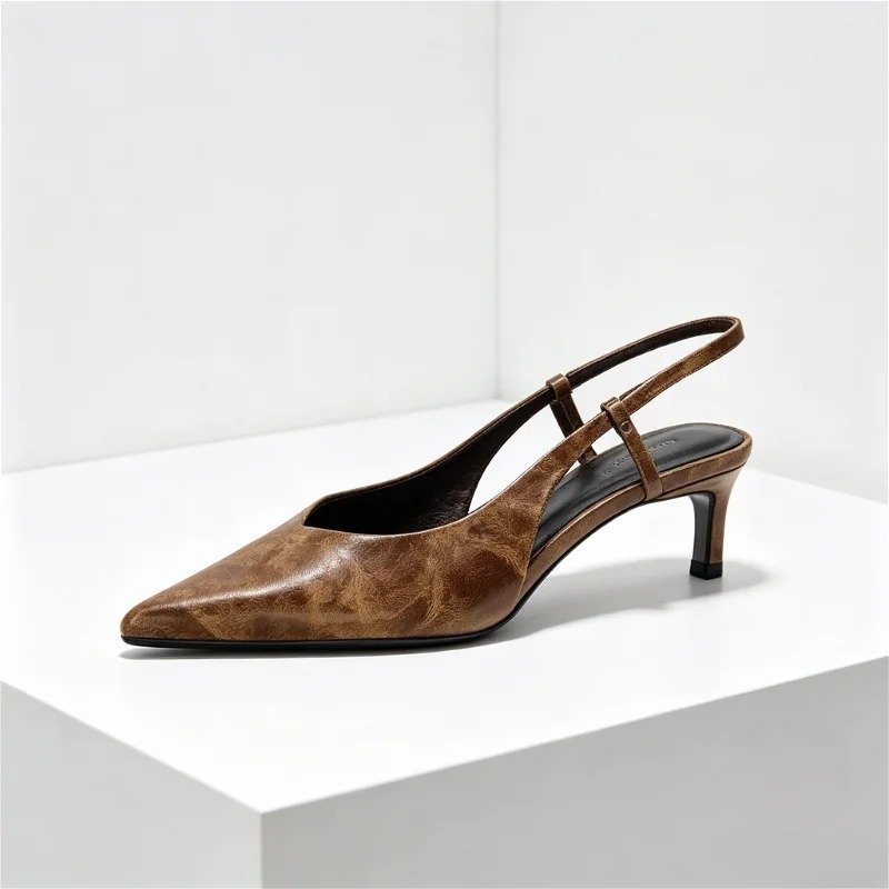 Zapatos de tacón de gatito mar - Women Shoes Brown Colour reseña y precio