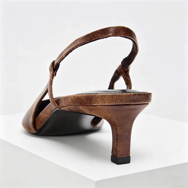 Zapatos de tacón de gatito mar - Women Shoes Brown Colour reseña y precio