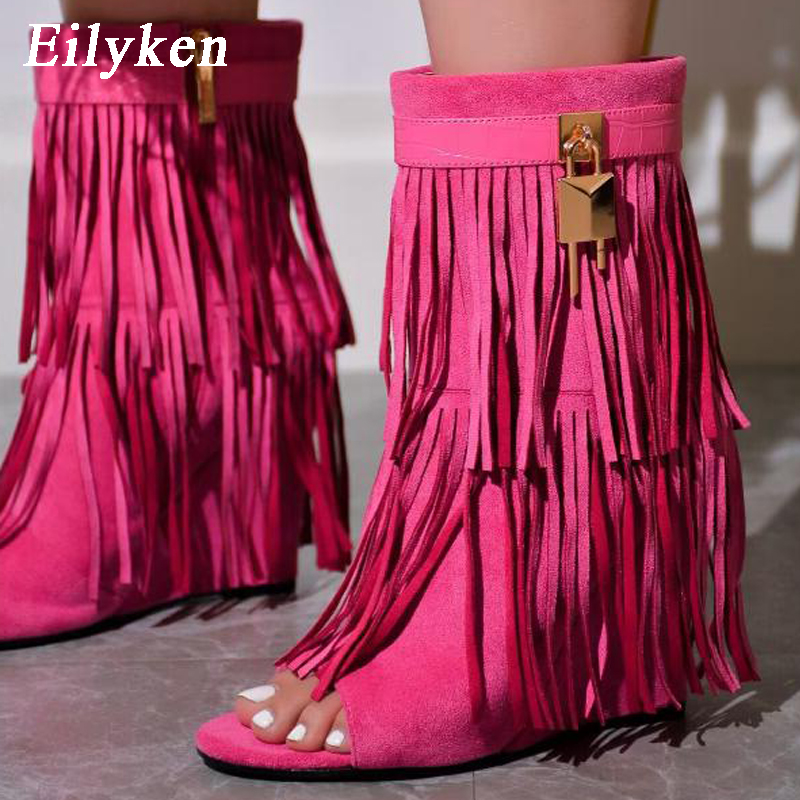 Eilyken - Sandalias de tacón a - Women Shoes Zipper reseña y precio