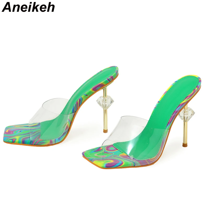 Aneikeh, nuevas zapatillas sex - Clear Strap Heel reseña y precio