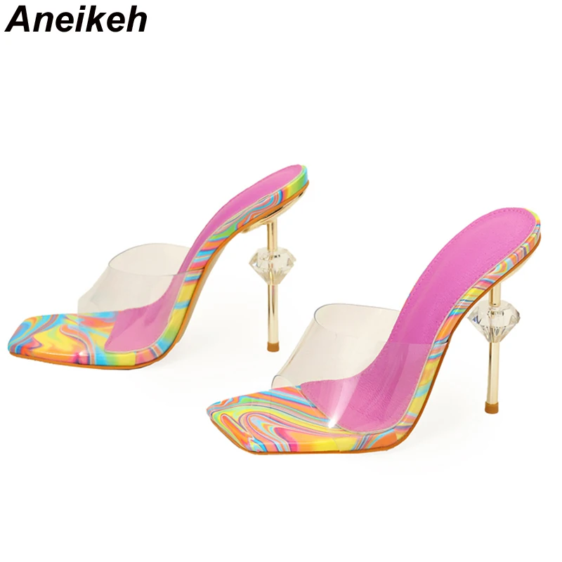 Aneikeh, nuevas zapatillas sex - Clear Strap Heel reseña y precio